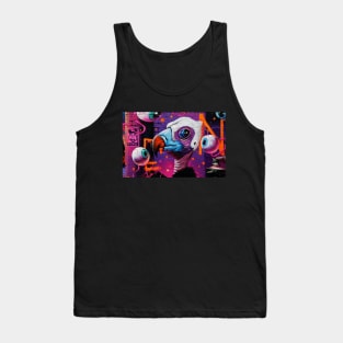 Mural Art eagle Tank Top